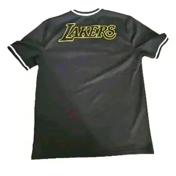 Ultra Game NBA Men’s Game Time Soft Mesh Short Sleeve Shirt Los Angeles Lakers L - Picture 4 of 11